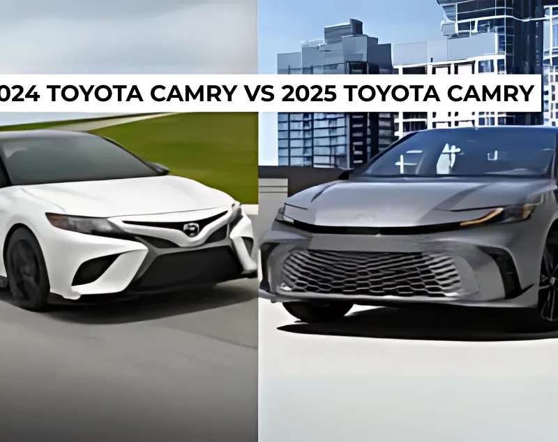 2024 toyota camry and 2025 toyota camry